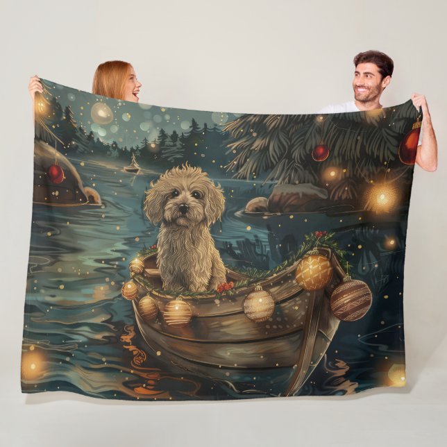 Havanese Weihnachtsfest Reise Fleecedecke (Beispiel)