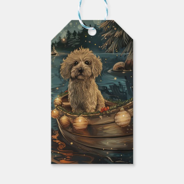 Havanese Weihnachtsfest Reise Geschenkanhänger (Vorderseite)