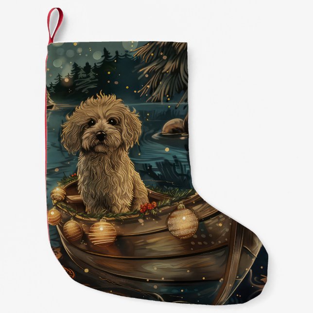 Havanese Weihnachtsfest Reise Kleiner Weihnachtsstrumpf (Vorderseite)