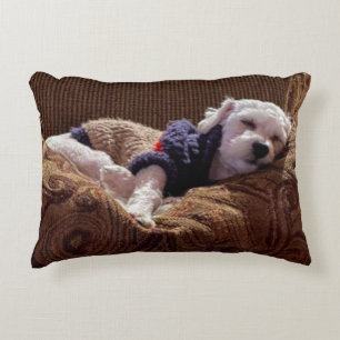 Havanese Welpe Napping - Throw Kissen