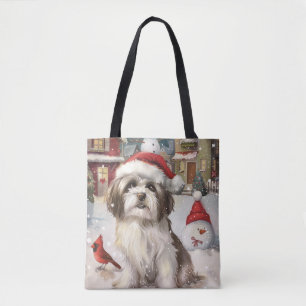 Havanese Winter Wonderland Weihnachtsfreude Tasche
