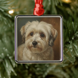 Havaneser Ornament Aus Metall