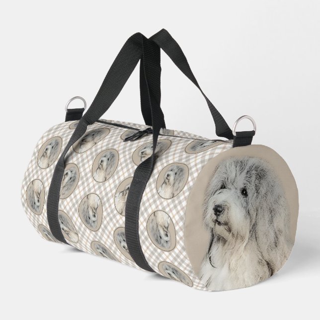 Havanesische Welpe, Havanese, Kubanisch-Bichon, Bi Duffle Bag (Linke Seite)