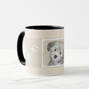 Havanische Welpenmalerei - Niedliche Original Hund Tasse