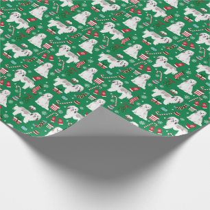 Havanischer Weihnachtshund Geschenkpapier