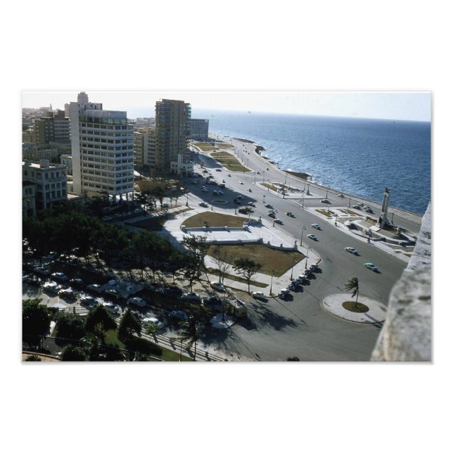 Havanna 1957 in Farbe Fotodruck (Vorne)