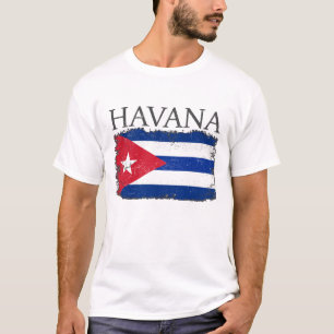 Havanna Cuba Flag Hauptstadt Kuba Havanna Tourist T-Shirt