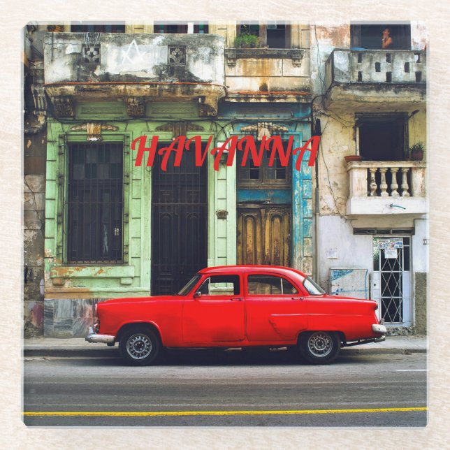 Havanna Glasuntersetzer (Vorderseite)