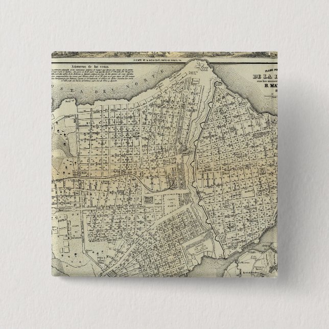 Havanna, Kuba Button (Vorderseite)