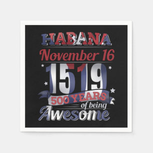 Havanna Kuba - Habana 500 Jahre Phantastisch Serviette