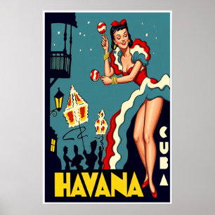 Havanna, Kuba Poster