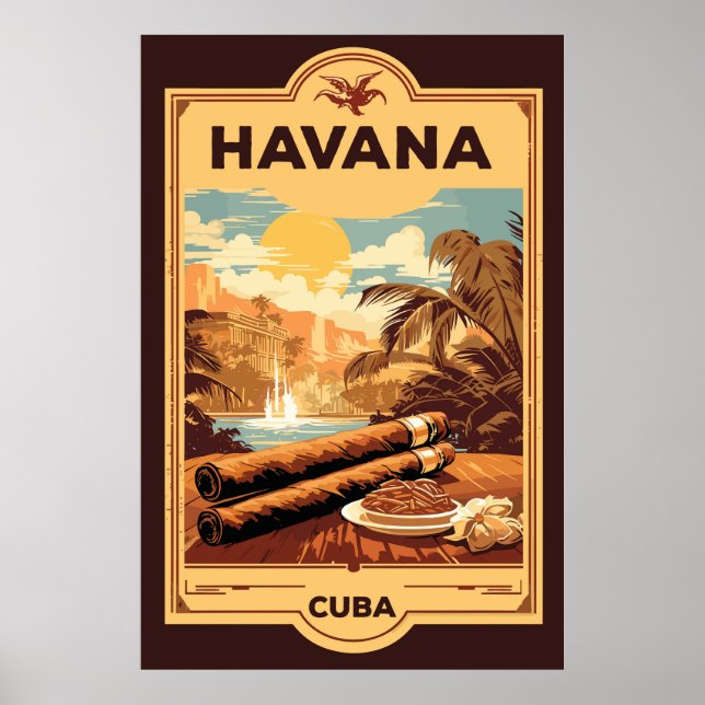 Havanna, Kuba, Reisewerbung Poster (Vorne)