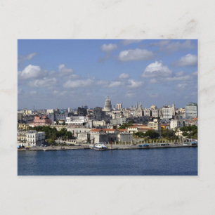 Havanna Kuba Stadt Skyline Gebäude Wasser Postkarte
