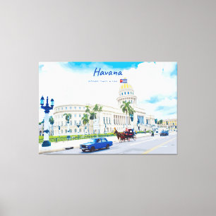 Havanna, Kuba - Vintage Classic Soul Poster Leinwanddruck