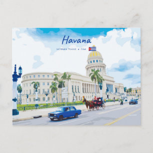 Havanna, Kuba - Vintage Classic Soul Postkarte