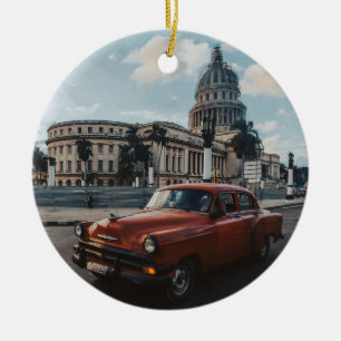 Havanna Kuba Vintage-Klassiker Keramik Ornament