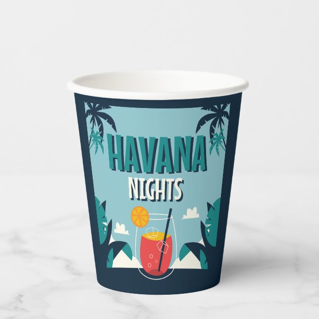 "Havanna Nights" Pappbecher (Vorderseite)