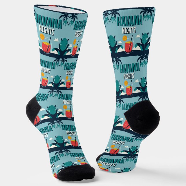"Havanna Nights" Socken (Gewinkelt)