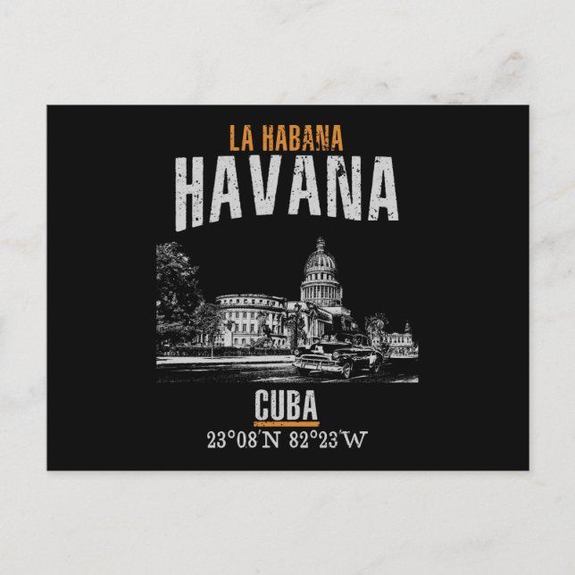 Havanna Postkarte (Vorderseite)