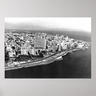 Havanna Skyline 1957 Poster