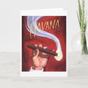 Havanna-Zigarre Karte