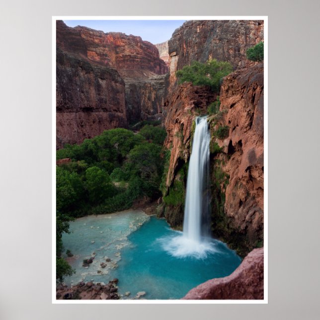 Havasu Falls Arizona Travel Poster (Devant)