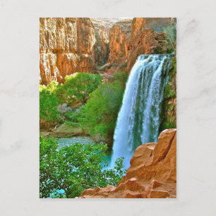Havasu Falls Canyon Postkarte
