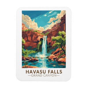Havasu Falls Grand Canyon Kunst, Dichtung und Musi Magnet