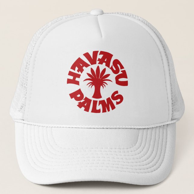 Havasu Palms Hat - Red Truckerkappe (Vorderseite)
