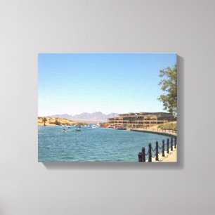 Havasu See-Kanal Leinwanddruck