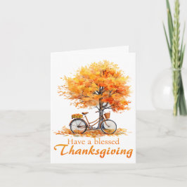 Have a Blessed Thanksgiving Greeting Card Dankeskarte