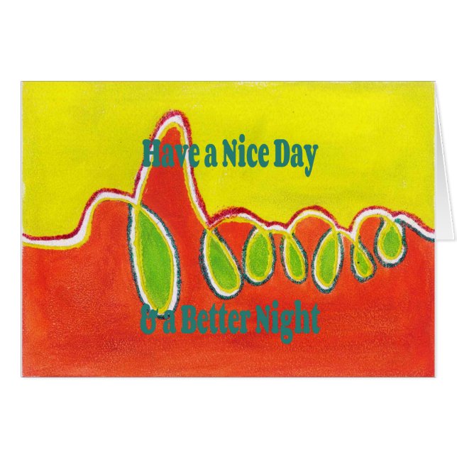 Have a Nice Day & a Better Night with gratitude (Vorderseite (Horizontal))