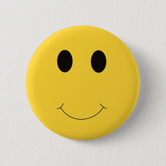 Have A Nice Day Yellow Smile Face Button Favor (Vorderseite)