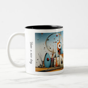 Have a nice day zweifarbige tasse