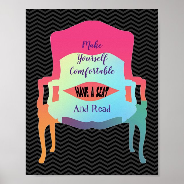 Have a Seat And Read Poster (Vorne)