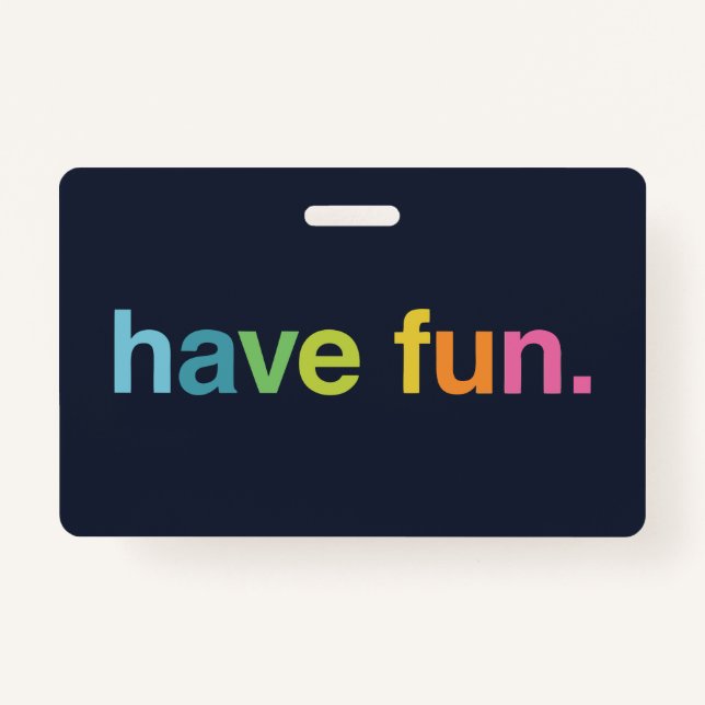 Have fun ausweis (Vorderseite)