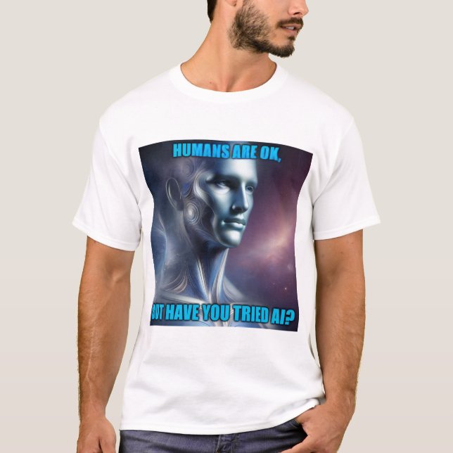 Have you Tried AI - Men's White T-Shirt (Vorderseite)
