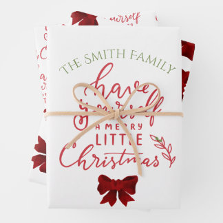 Have Yourself a Merry Little Christmas Holiday  Geschenkpapier Set