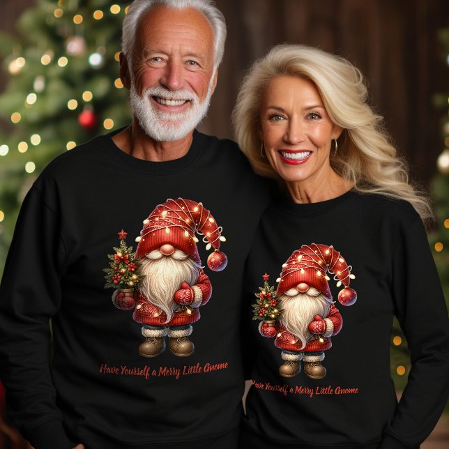 Have Yourself A Merry Little Gnome Sweatshirt (Von Creator hochgeladen)