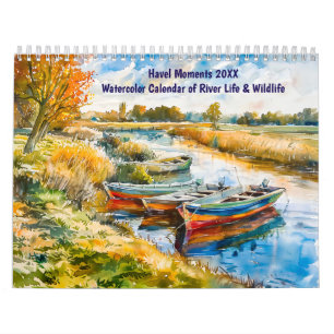 Havel-Momente 2026 – Wasserfarbenkalender des Flus Kalender