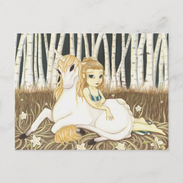 Haven - Fairy Unicorne carte postale (Devant)