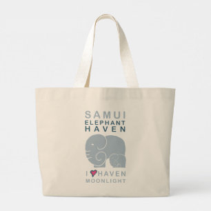 Haven Moonlight Baby Elefant Riesen-Tasche Jumbo Stoffbeutel