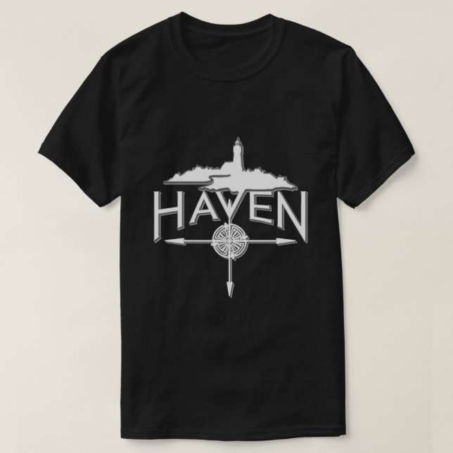 Haven White Logo Classic T-Shirt (Design devant)
