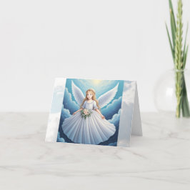 Havenly Angel Faltkarte Dankeskarte