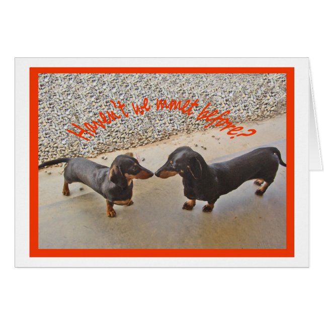 Havent, das wir uns vorher trafen? Humor (Vorderseite (Horizontal))