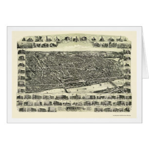 Haverhill, carte panoramique de mA - 1893
