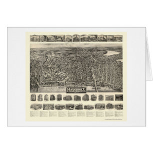 Haverhill, carte panoramique de mA - 1914