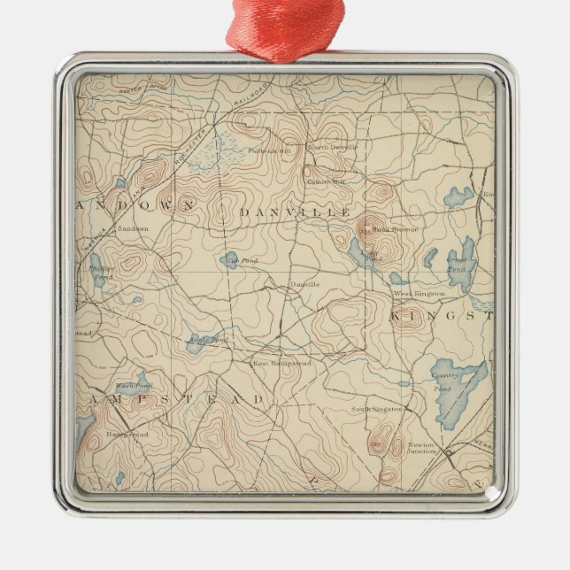 Haverhill, Massachusetts Silbernes Ornament (Vorne)