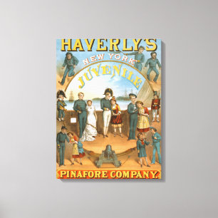 Haverlys jugendliches Kinderschürze-Theater 2 New Leinwanddruck