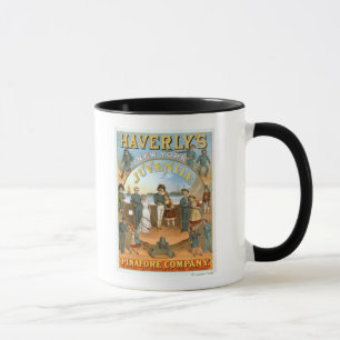 Haverly's New York Juvenile PinaVordertheater Tasse